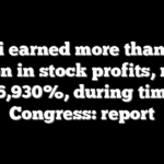 Pelosi earned more than $130 million in stock profits, return of 16,930%, during time in Congress: report