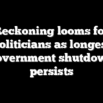 Reckoning looms for politicians as longest government shutdown persists