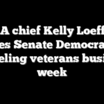 SBA chief Kelly Loeffler blames Senate Democrats for canceling veterans business week
