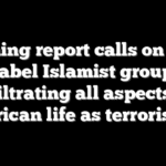 Scathing report calls on US to label Islamist group infiltrating all aspects of American life as terrorist org