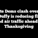 Senate Dems clash over why Sec Duffy is reducing flights and air traffic ahead of Thanksgiving