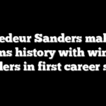 Shedeur Sanders makes Browns history with win over Raiders in first career start