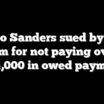 Shilo Sanders sued by law firm for not paying over $164,000 in owed payments