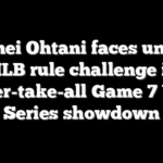Shohei Ohtani faces unique MLB rule challenge in winner-take-all Game 7 World Series showdown