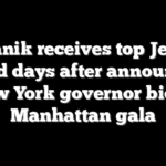 Stefanik receives top Jewish award days after announcing New York governor bid at Manhattan gala