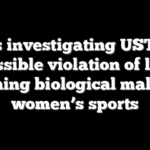 Texas investigating USTA for possible violation of law banning biological males in women’s sports