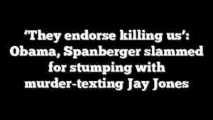 ‘They endorse killing us’: Obama, Spanberger slammed for stumping with murder-texting Jay Jones