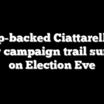 Trump-backed Ciattarelli gets major campaign trail surprise on Election Eve