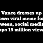 VP JD Vance dresses up as his own viral meme for Halloween, social media post tops 15 million views