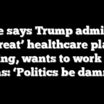 Vance says Trump admin has ‘great’ healthcare plan coming, wants to work with Dems: ‘Politics be damned’