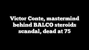 Victor Conte, mastermind behind BALCO steroids scandal, dead at 75