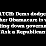 WATCH: Dems dodge on whether Obamacare is worth shutting down government: ‘Ask a Republican’