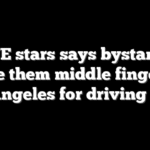 WWE stars says bystander gave them middle finger in Los Angeles for driving Tesla
