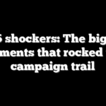 2025 shockers: The biggest moments that rocked the campaign trail