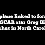 Airplane linked to former NASCAR star Greg Biffle crashes in North Carolina