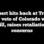 Boebert hits back at Trump after veto of Colorado water bill, raises retaliation concerns