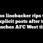 Broncos linebacker rips Chiefs in explicit posts after team clinches AFC West title