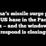 China’s missile surge puts every US base in the Pacific at risk — and the window to respond is closing
