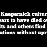 Colin Kaepernick culture war appears to have died out as Colts and others find QB solutions without uproar