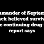 Commander of September attack believed survivors were continuing drug run, report says