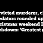 Convicted murderer, child predators rounded up in Christmas weekend ICE crackdown: ‘Greatest gift’
