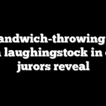 DC sandwich-throwing case was a laughingstock in court, jurors reveal