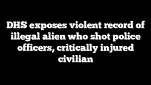 DHS exposes violent record of illegal alien who shot police officers, critically injured civilian