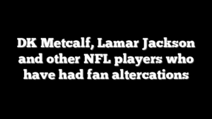 DK Metcalf, Lamar Jackson and other NFL players who have had fan altercations