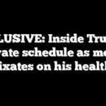 EXCLUSIVE: Inside Trump’s private schedule as media fixates on his health