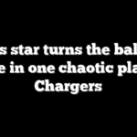 Eagles star turns the ball over twice in one chaotic play vs Chargers