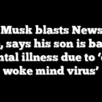 Elon Musk blasts Newsom’s office, says his son is battling mental illness due to ‘evil woke mind virus’