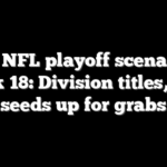 Every NFL playoff scenario for Week 18: Division titles, No 1 seeds up for grabs