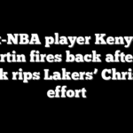 Ex-NBA player Kenyon Martin fires back after JJ Redick rips Lakers’ Christmas effort