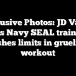Exclusive Photos: JD Vance joins Navy SEAL training, pushes limits in grueling workout