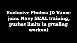 Exclusive Photos: JD Vance joins Navy SEAL training, pushes limits in grueling workout