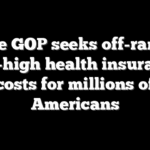 House GOP seeks off-ramp to sky-high health insurance costs for millions of Americans