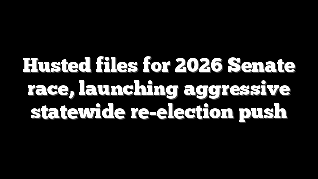 Husted files for 2026 Senate race, launching aggressive statewide re-election push