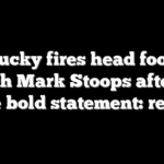 Kentucky fires head football coach Mark Stoops after he made bold statement: reports