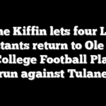 Lane Kiffin lets four LSU assistants return to Ole Miss for College Football Playoff run against Tulane