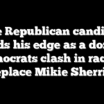 Lone Republican candidate finds his edge as a dozen Democrats clash in race to replace Mikie Sherrill