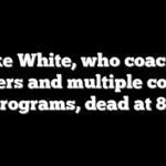 Mike White, who coached Raiders and multiple college programs, dead at 89