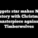 Nuggets star makes NBA history with Christmas masterpiece against Timberwolves