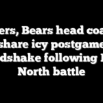 Packers, Bears head coaches share icy postgame handshake following NFC North battle