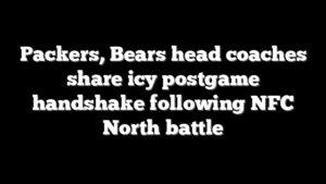 Packers, Bears head coaches share icy postgame handshake following NFC North battle