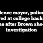 Providence mayor, police chief honored at college basketball game after Brown shooter investigation