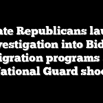 Senate Republicans launch investigation into Biden immigration programs after DC National Guard shooting
