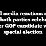 Social media reactions reveal why both parties celebrated after GOP candidate won special election