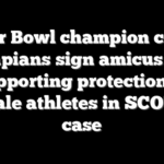 Super Bowl champion coach, Olympians sign amicus brief supporting protection of female athletes in SCOTUS case