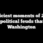 The iciest moments of 2025: The 5 political feuds that froze Washington