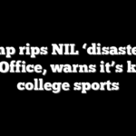 Trump rips NIL ‘disaster’ in Oval Office, warns it’s killing college sports
